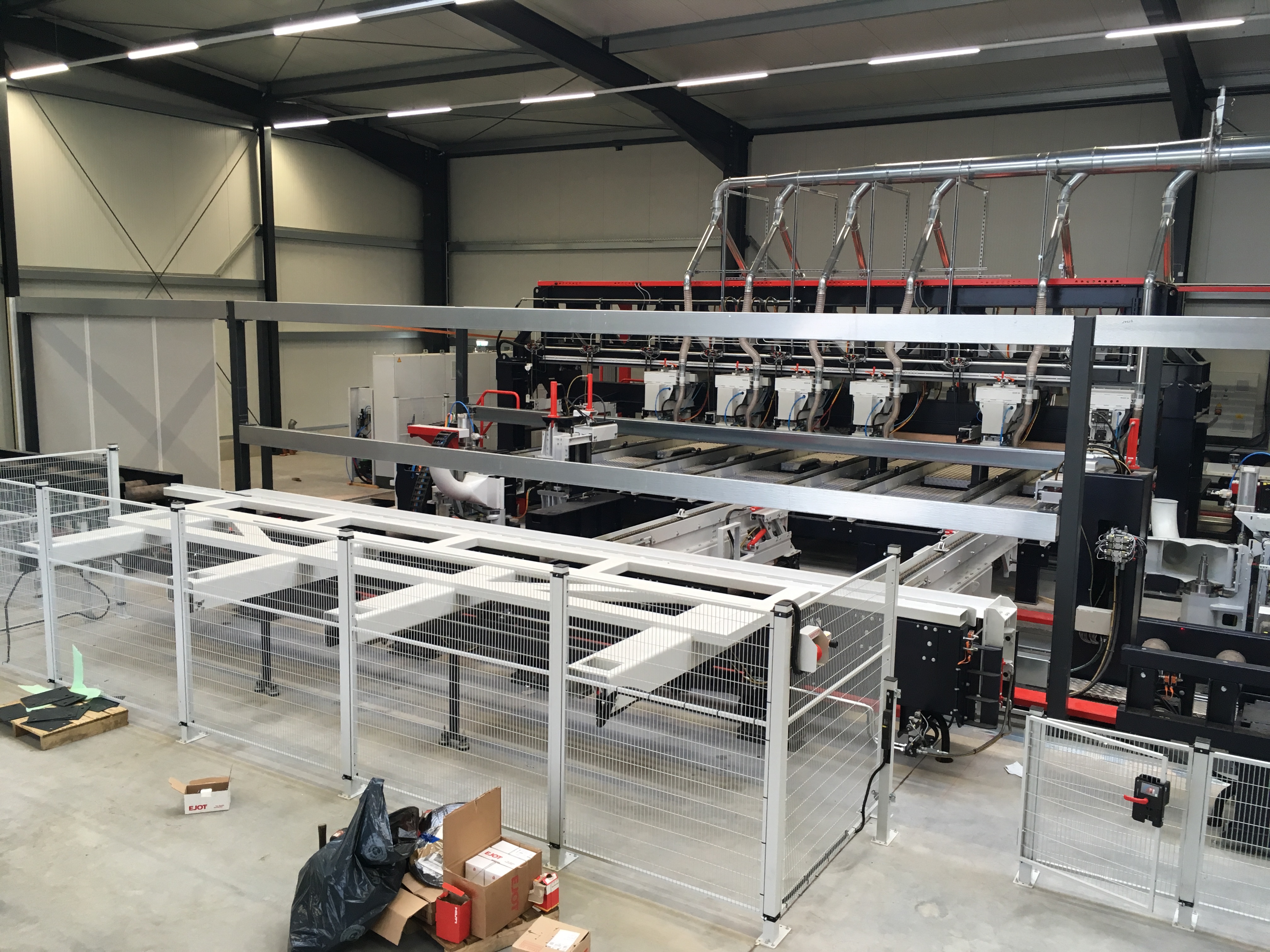 BMH row baffle production line for Solid in Germany! - forest machines